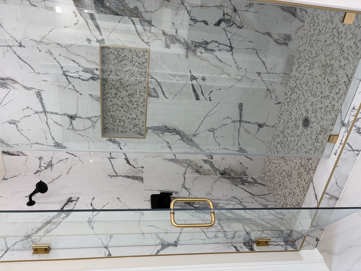 Shower remodel completed