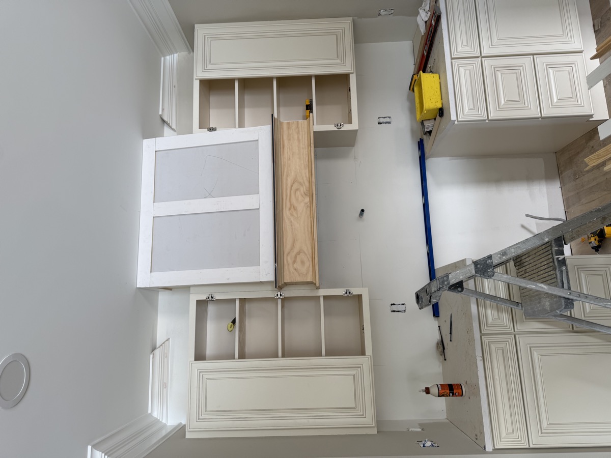 Kitchen renovation in progress