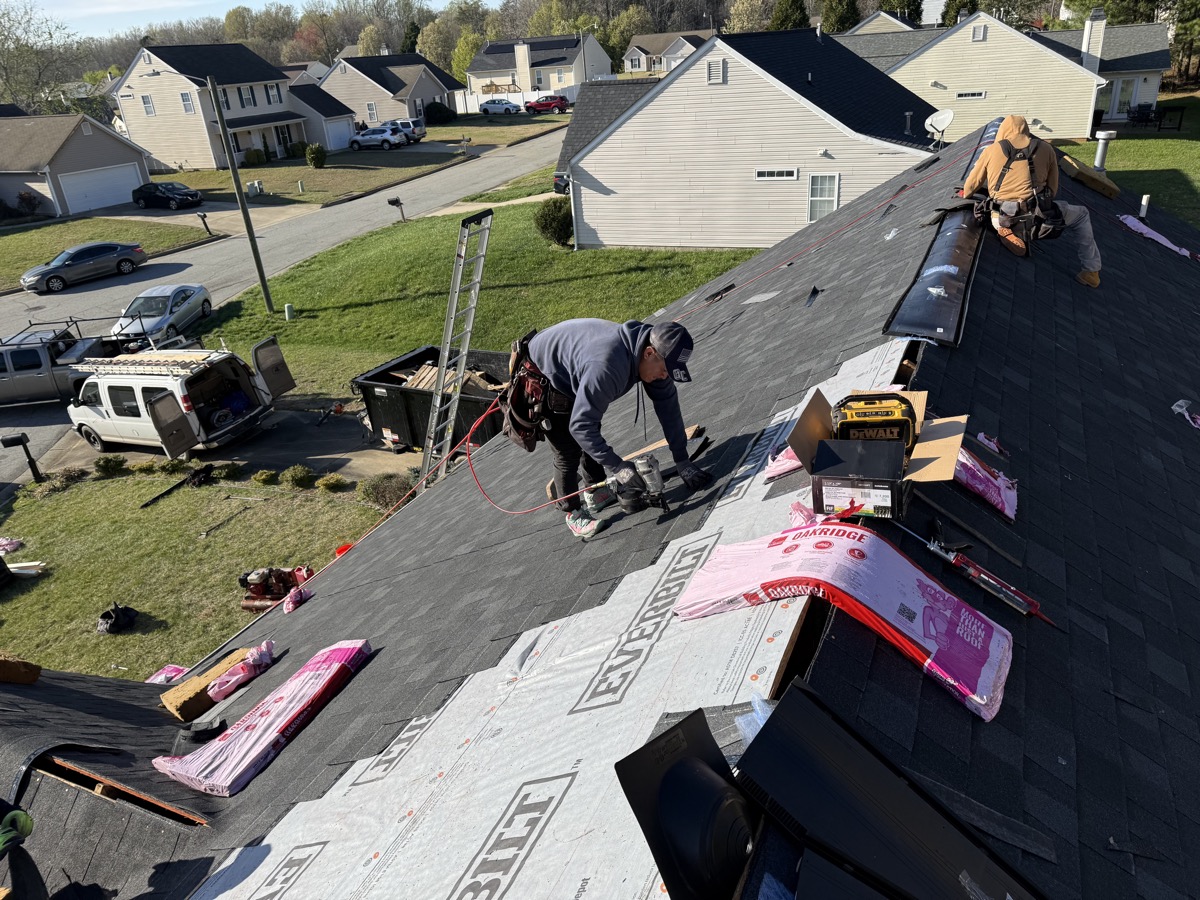 Roof repair completed